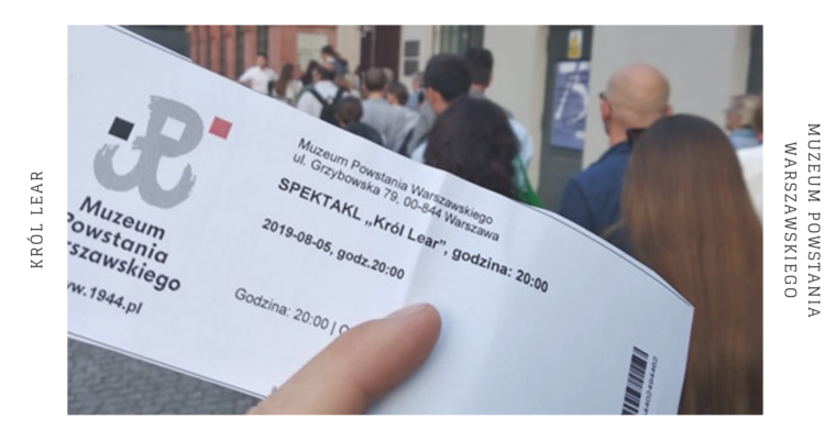 Król Lear w Muzeum Powstania Warszawskiego – Letnia opowieść bez odważnych słów!