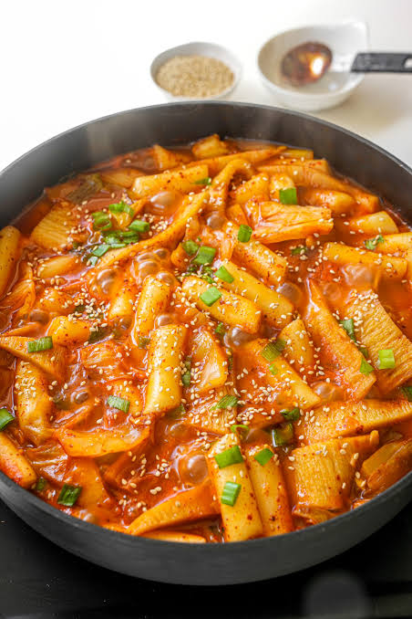 Tteokbokki danie z królewskiego stołu